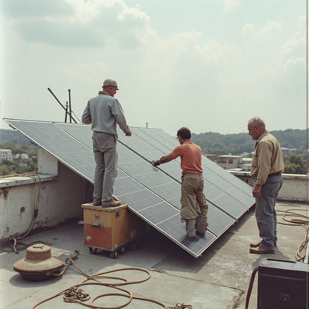 First PertlyEawaken solar installation project